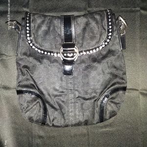 Black Luxury Coach Bag